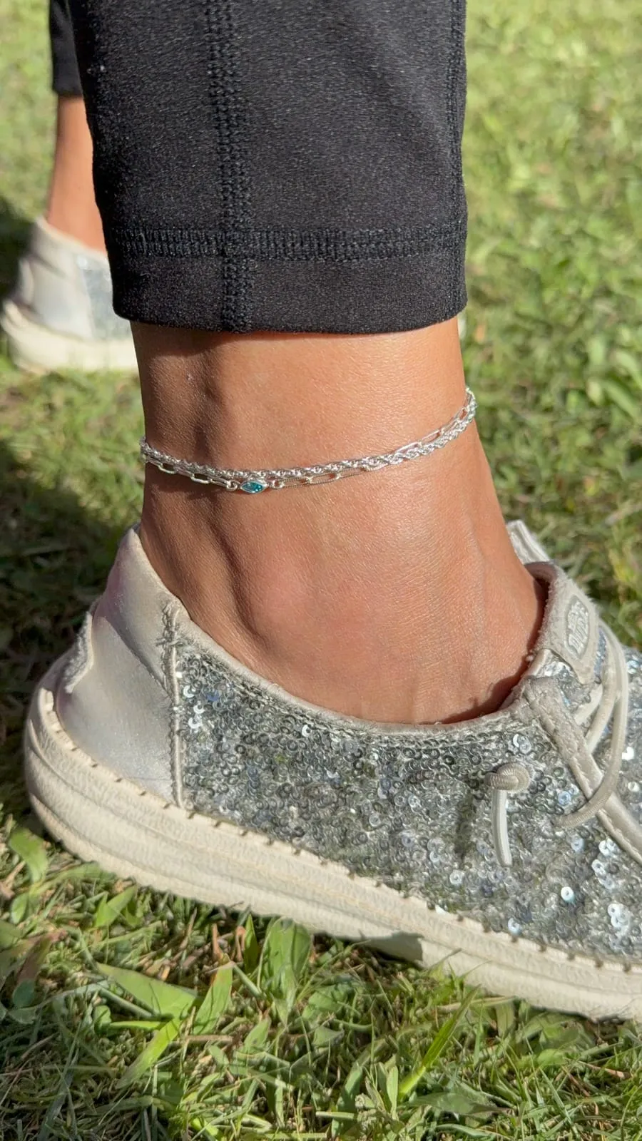 Permanent anklet