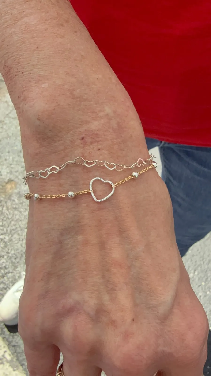 Welded permanent bracelet