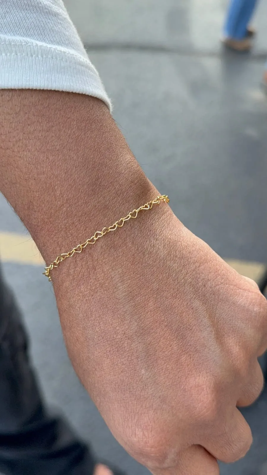 Welded permanent bracelet