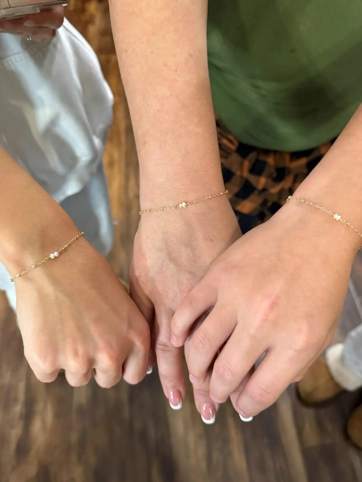 Welded permanent bracelet