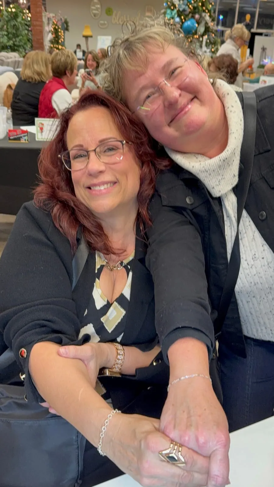 Friends with matching permanent jewelry