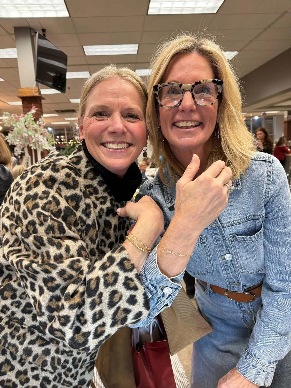Friends with matching permanent jewelry