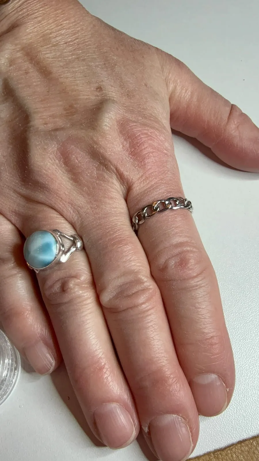 Welded permanent ring