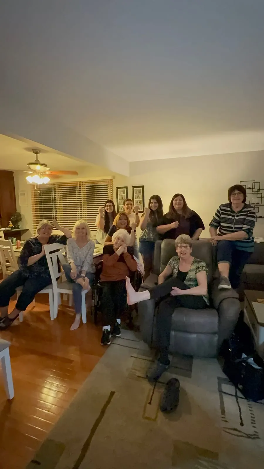 Group at a permanent jewelry party