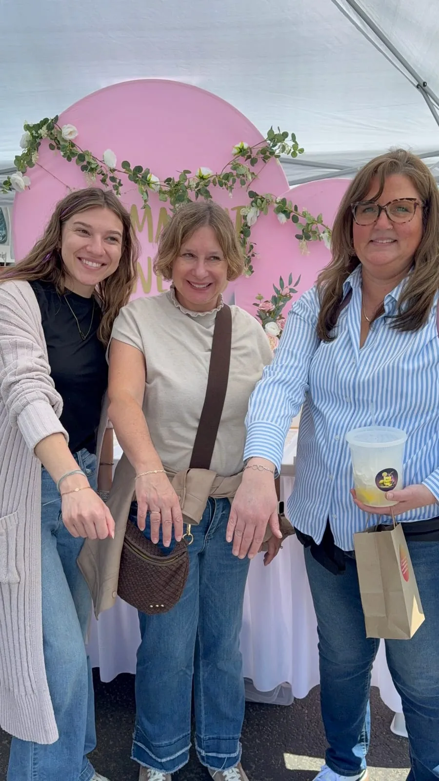 Group at a permanent jewelry party
