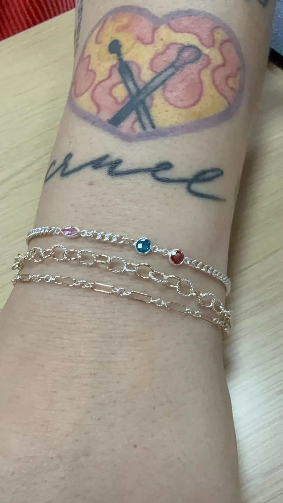 Welded permanent bracelet
