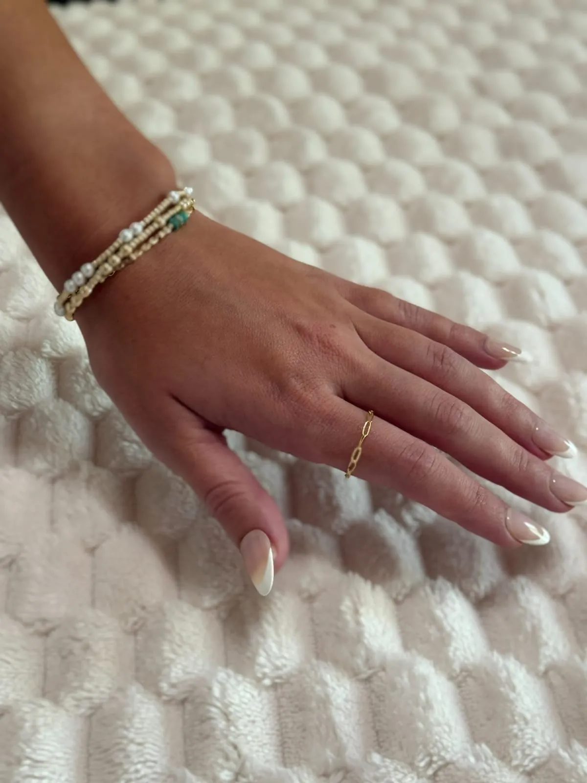 Welded permanent ring